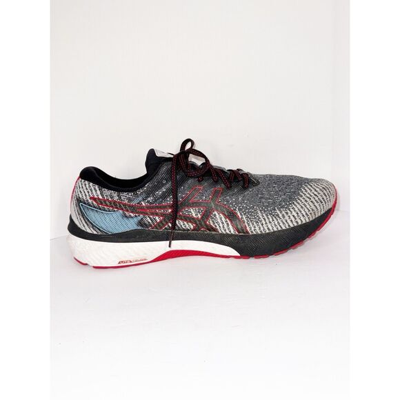 Asics GT-2000 10 Running Shoes Athletic Mens 10.5 Black Red Sport Knit Lace Up - Picture 8 of 11